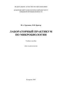 Микробиология: Лабораторный практикум для студентов