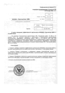 Показатели эффективности для работников Турочакской ДШИ