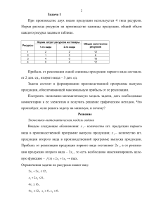 Задача линейного программирования: графическое решение