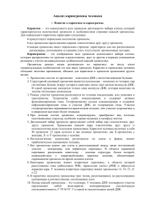 Анализ кариограммы человека: кариотип, получение, лабораторная работа