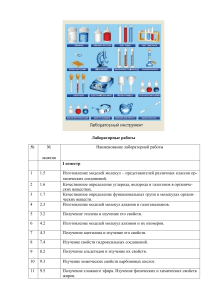 Лабораторные работы по химии: органическая и неорганическая