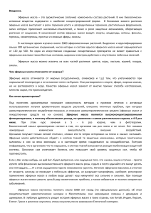 Техника безопасности при использовании эфирных масел.
