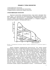 Типы экосистем: Классификация и продуктивность