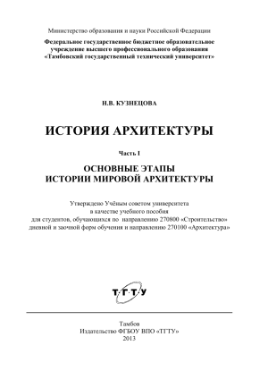 История архитектуры: основные этапы мировой архитектуры