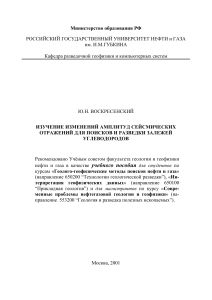 Сейсмические отражения: поиски углеводородов
