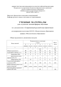 Фонетика русского языка: Учебные материалы для студентов