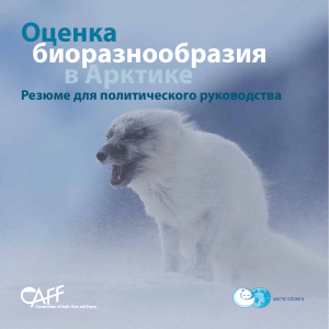 Оценка биоразнообразия в Арктике: Резюме для политиков