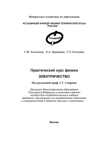 Электричество: Практический курс физики для технических вузов