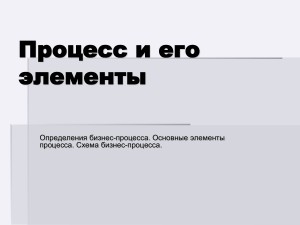 Бизнес-процессы: определения, элементы, схемы