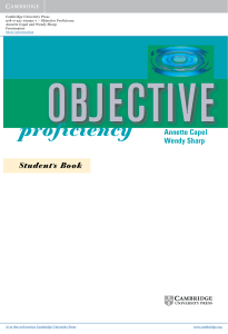 Objective Proficiency Student's Book