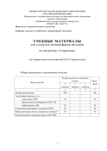 Гидравлика: Учебные материалы для заочников