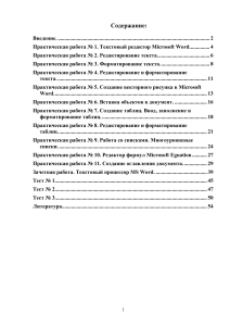 Microsoft Word: Практикум для школьников
