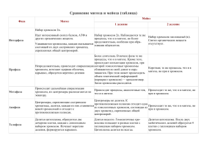 Митоз и мейоз: сравнение фаз деления клеток