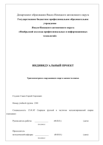 Тригонометрия в окружающем мире: Индивидуальный проект