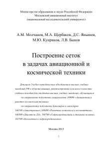 Построение сеток в авиационной и космической технике