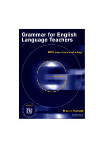 Grammar for English Language Teachers 2010