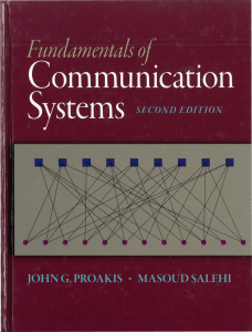 Fundamentals of Communication Systems Textbook