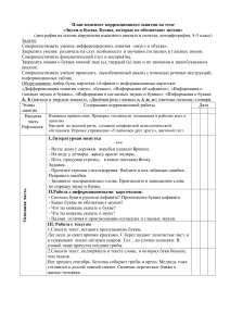 Звуки и буквы: план-конспект занятия по русскому языку