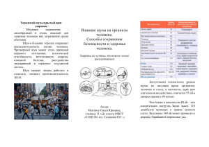 Городской шум и здоровье: презентация для школьников