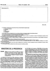 Orden de Convocatoria Sanitaria Especializada 1997