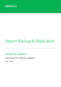 Veeam Backup & Replication User Guide for VMware
