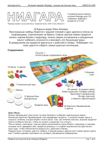 Ниагара: Правила настольной игры