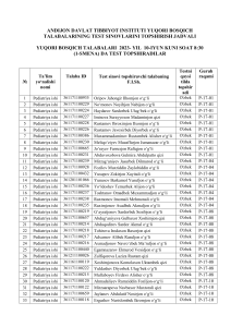 Расписание тестов АГМИ для студентов и преподавателей