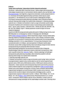 Tashqi xotira qurilmalari: Vinchester, xotira turlari