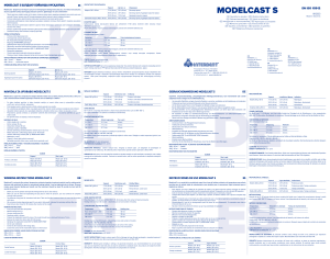 Modelcast S: Инструкция по применению в стоматологии