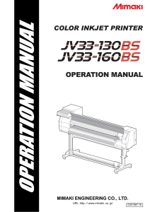 Mimaki Jv33 руководство по эксплуатации