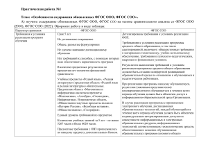 ФГОС ООО и СОО: Сравнительный анализ и видеоурок