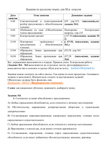 Русский язык 8 класс: Обособленные члены предложения