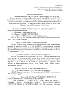 Изменения в сметные нормы ПМР: земляные работы
