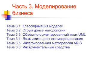 Моделирование бизнеса: Классификация и методы