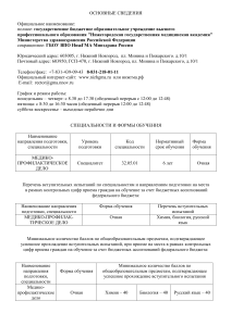 НижГМА: Медико-профилактическое дело, поступление