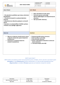SWOT-анализ: Сильные и слабые стороны, возможности и угрозы