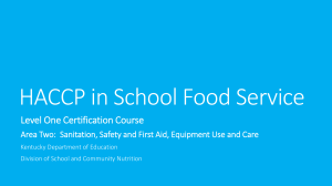 HACCP в школьном питании: безопасность и санитария