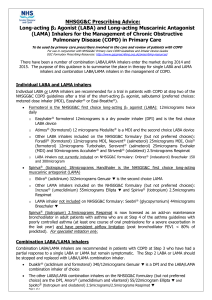 LABA/LAMA Inhaler COPD Guide - NHSGG&C