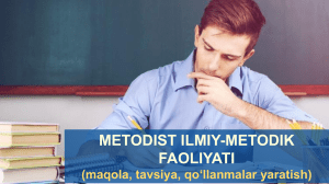 Ilmiy tadqiqot bosqichlari (1)