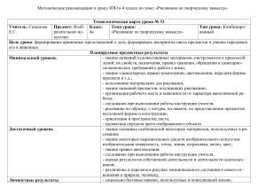 ИЗО 4 класс: Рисование по творческому замыслу