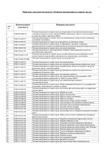 Типовые инструкции по охране труда: перечень документов
