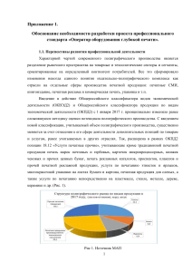 Профстандарт оператор глубокой печати: обоснование разработки