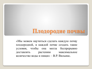 Плодородие почвы: факторы и пути повышения