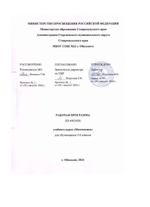 Рабочая программа по математике 5-6 класс