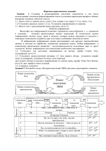 Практические задания по информатике: Word, Excel, Access