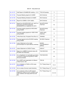 SA4 81: Список документов для мультимедийных сервисов 3GPP