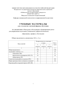 Ринолалия: обследование и формирование речи - учебные материалы