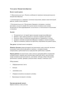 Папоротникообразные: план урока по биологии