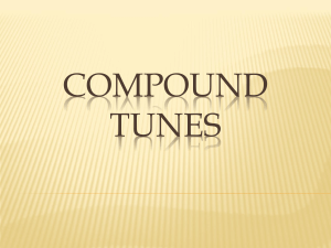 Compound Tunes in English