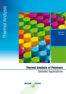Thermal Analysis of Polymers: Application Handbook